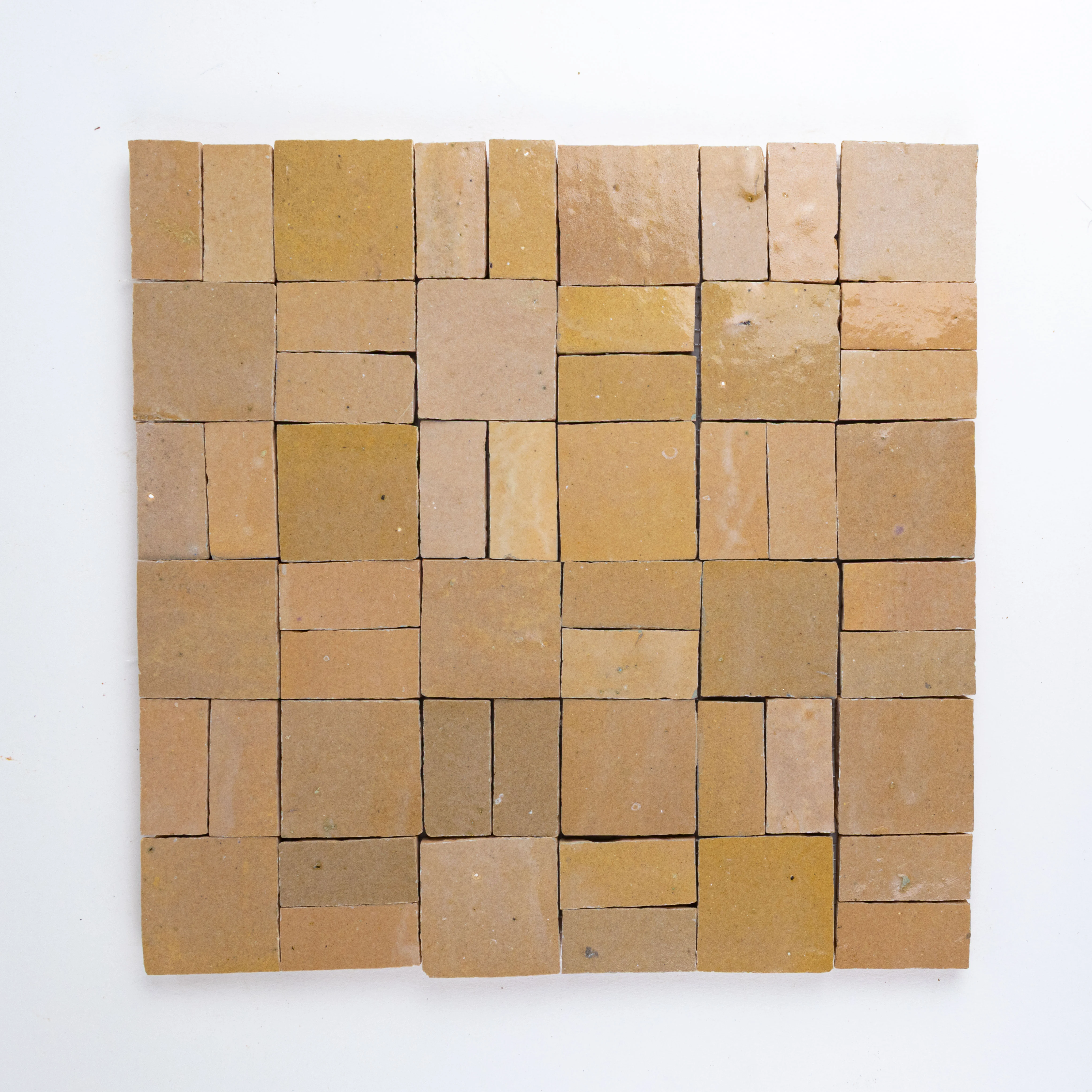 Zellige Evolution Desert Path Crosshatch Mosaic