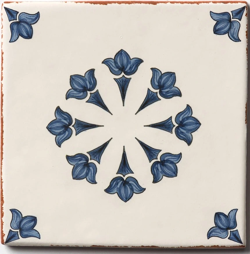 Rosebud Matte Glazed Terracotta Tile