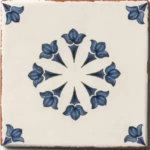 Rosebud Matte Glazed Terracotta Tile