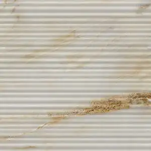 Calacatta Amber Honed Thin Fluted Marble Accent Tiles