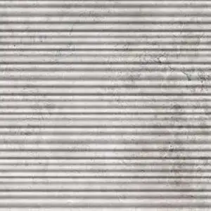Silver Shadow Honed Thin Fluted Marble Accent Tiles