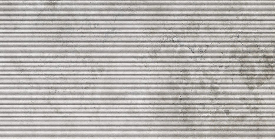 Silver Shadow Honed Thin Fluted Marble Accent Tiles