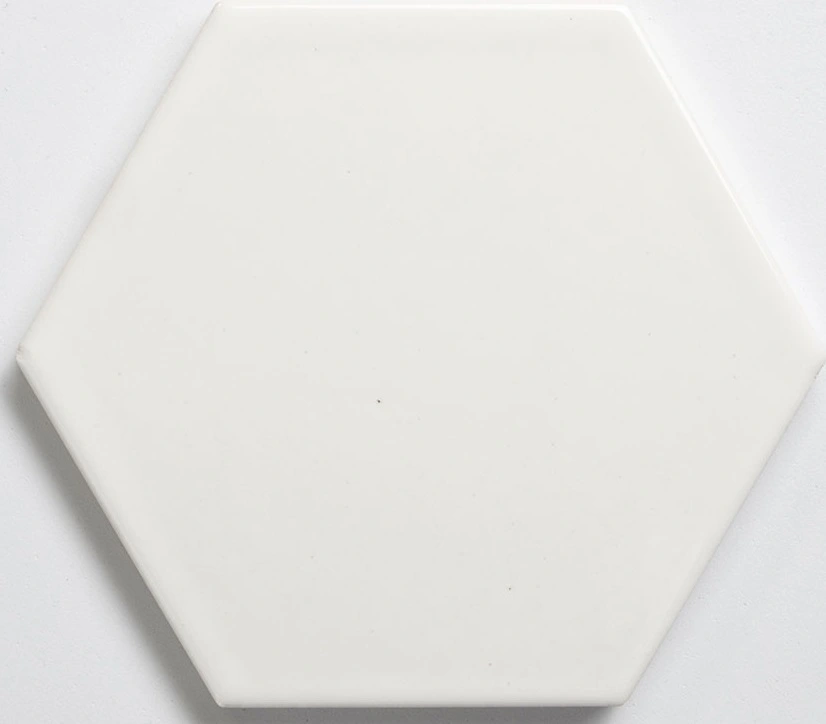Tulum White Glossy Hexagon Ceramic Tile Tulum White Glossy Hexagon Ceramic Tile