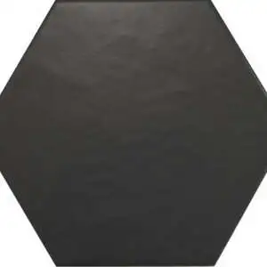 Black Matte Hexagon