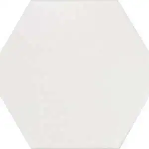 White Matte Hexagon