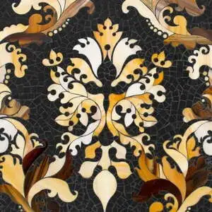 Brocade Tortoise Shell, Amber