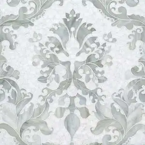 Brocade Absolute White and Alabaster