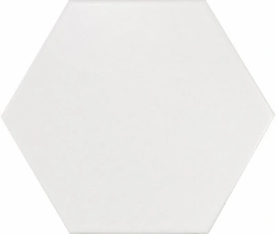 White Matte Hexagon White Matte Hexagon