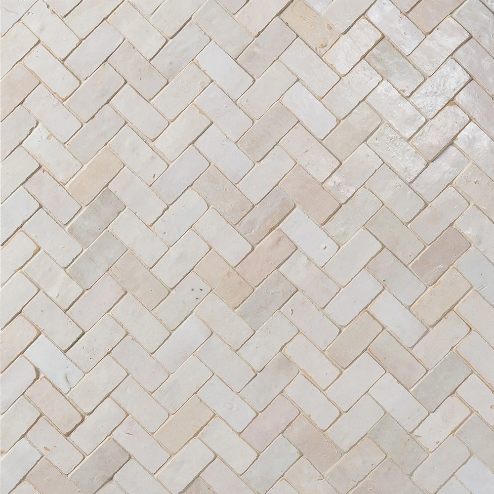 Antique Zellige Medina Blanc Ancien Tumbled