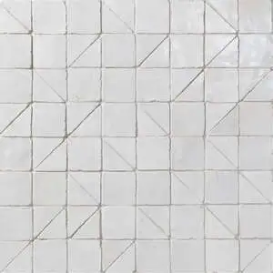 Antique Zellige Raya Mont Blanc Tumbled