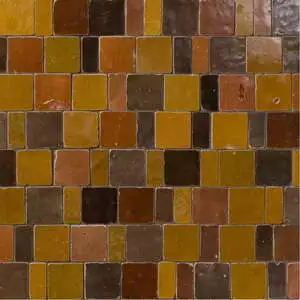 Antique Zellige Sefrou Terre Blend Tumbled