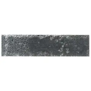 Brix 2.5x10 Dark Grey Glossy Ceramic Wall Tile