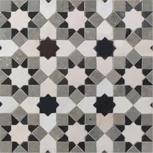 Melange Tangiers Blanc Gris
