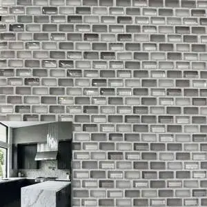 Mix glass Grey and white