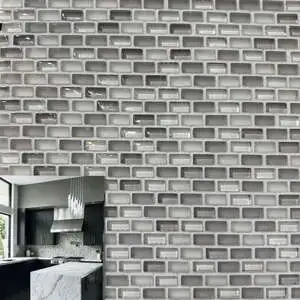 Mix glass grey and white