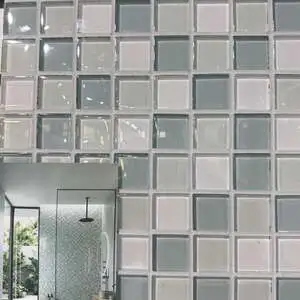 Mix glass white and green