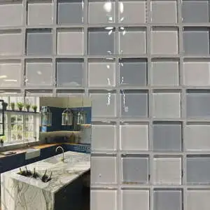 Mix glass white and blue