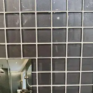 Glass dark silver