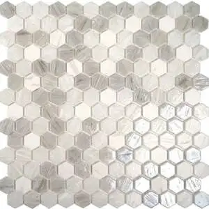Hex White Foam Mini Hex