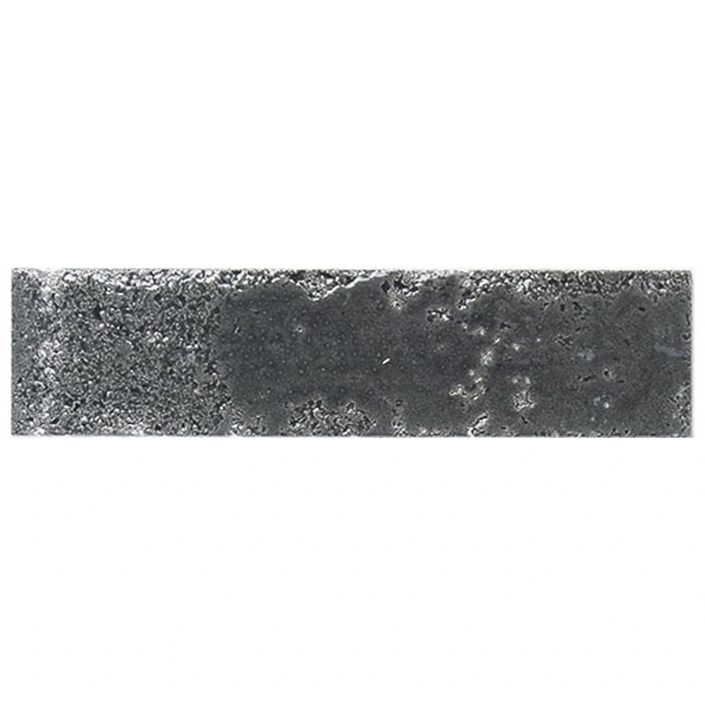 Brix 2.5x10 Dark Grey Glossy Ceramic Wall Tile