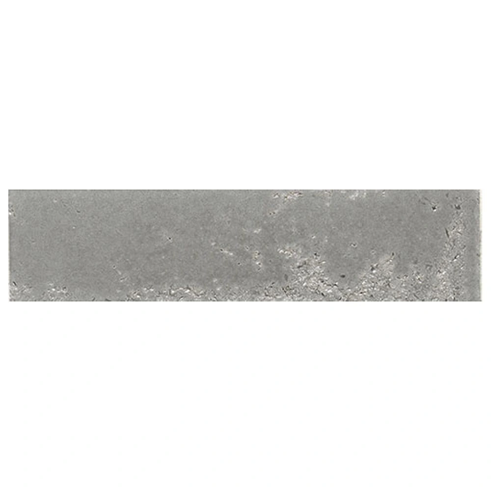 Brix 2.5x10 Light Grey Glossy Ceramic Wall Tile
