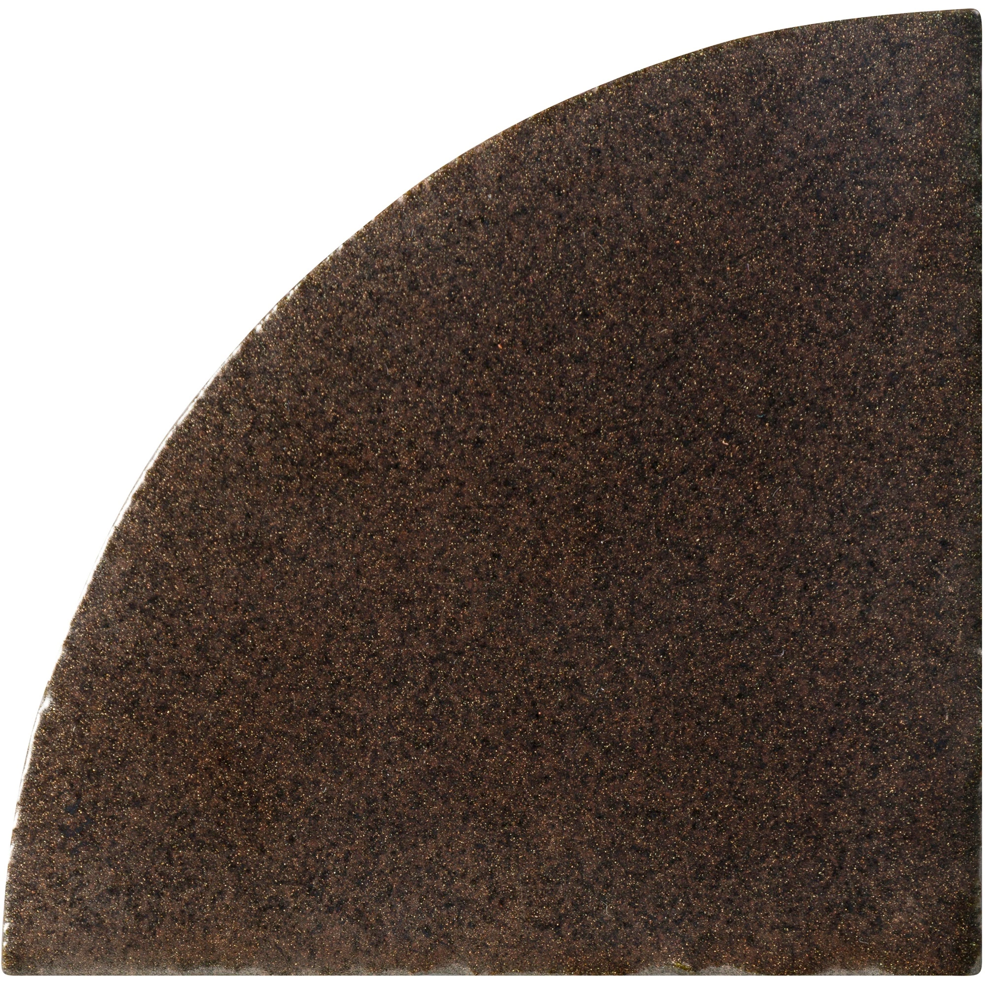 Handcraft Modern Circle Insert Poured Bronze Matte