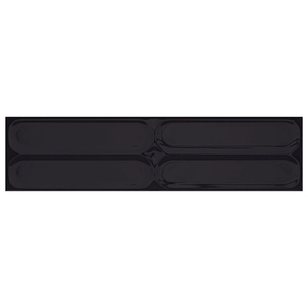 Krea 2.0 4x16 Black Station Glossy Wall Tile