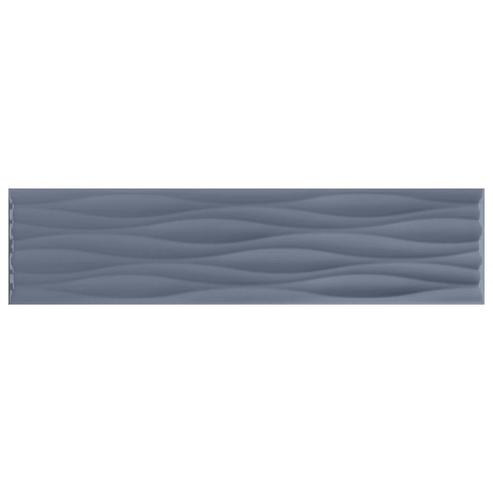Krea 2.0 4x16 Indigo Ripple Glossy Wall Tile