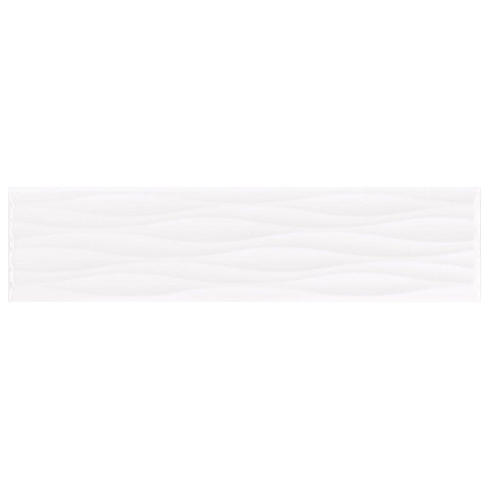 Krea 2.0 4x16 Arctic Ripple Glossy Wall Tile