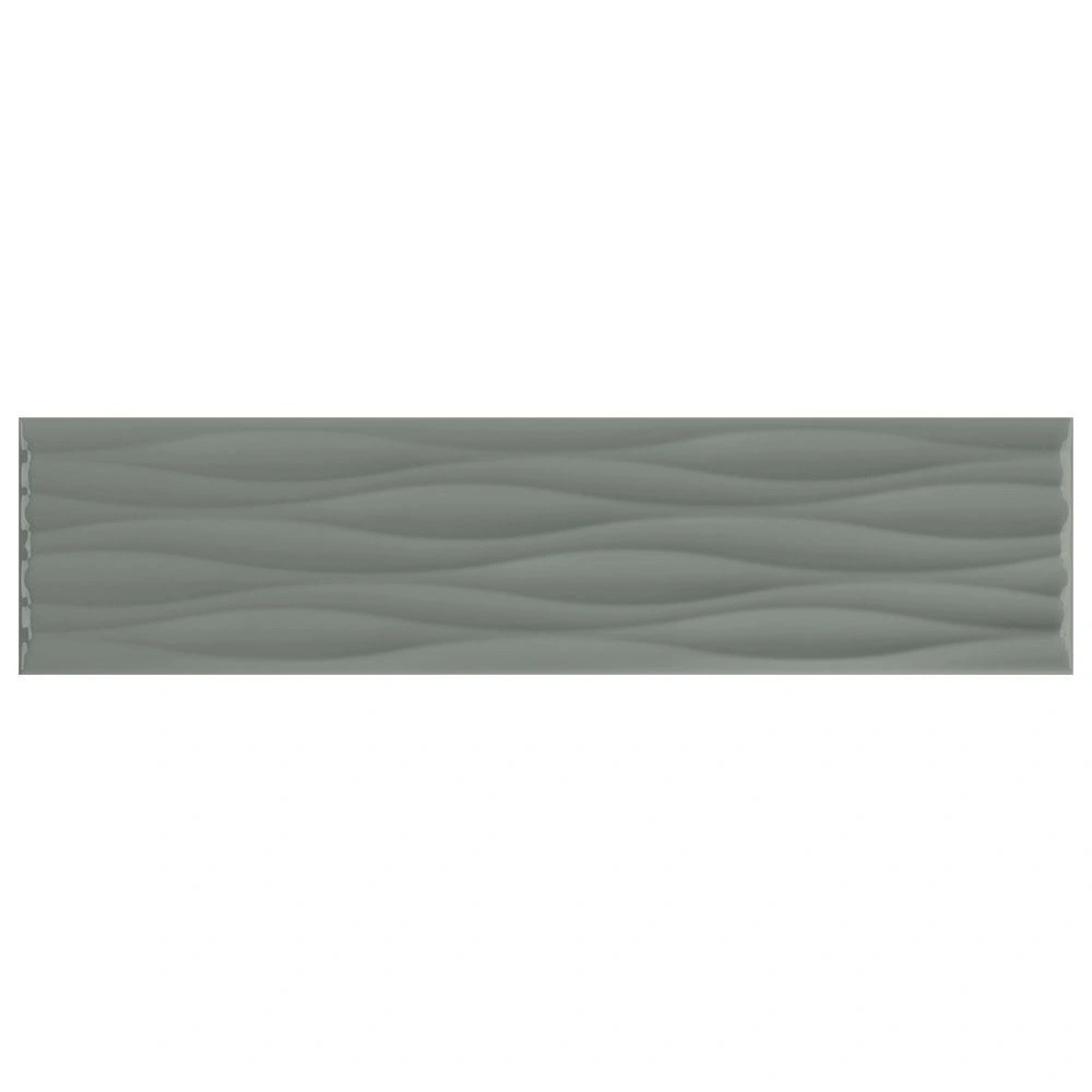 Krea 2.0 4x16 Leaf Ripple Glossy Wall Tile