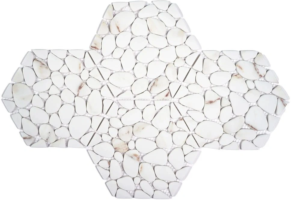 Pebbled Hex Calacatta