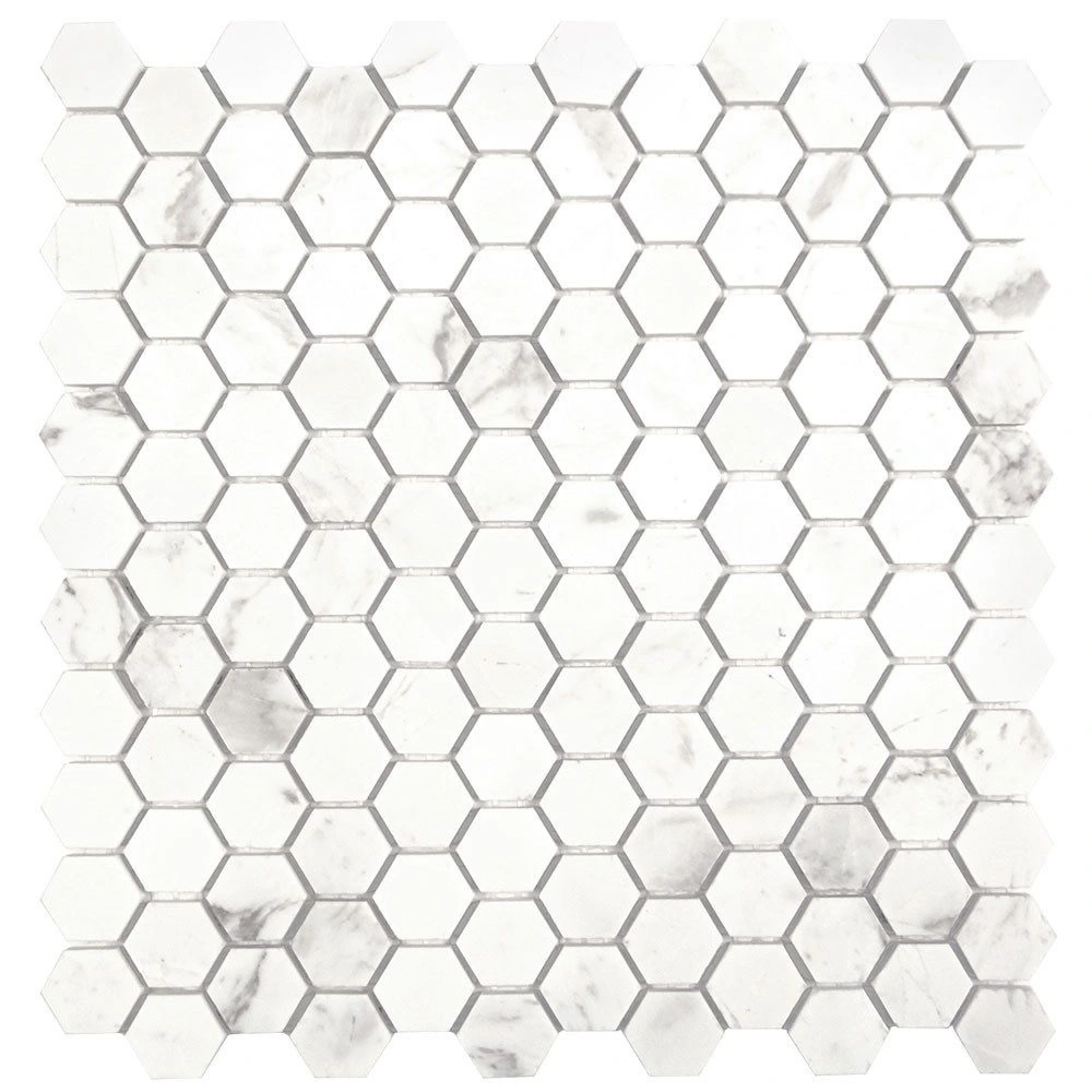 Mini Hex Calacatta Grey