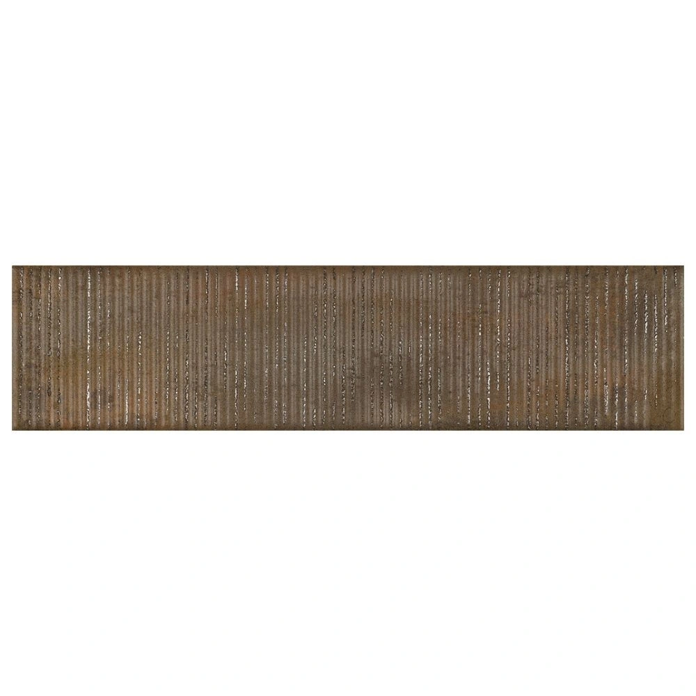 Metalmood 4x16 Copper Deco Matte Metallic Look Subway Tile