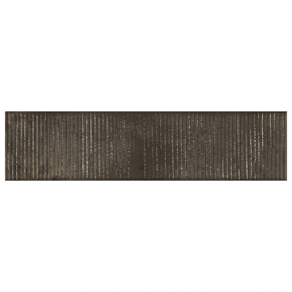 Metalmood 4x16 Iron Deco Matte Metallic Look Subway Tile