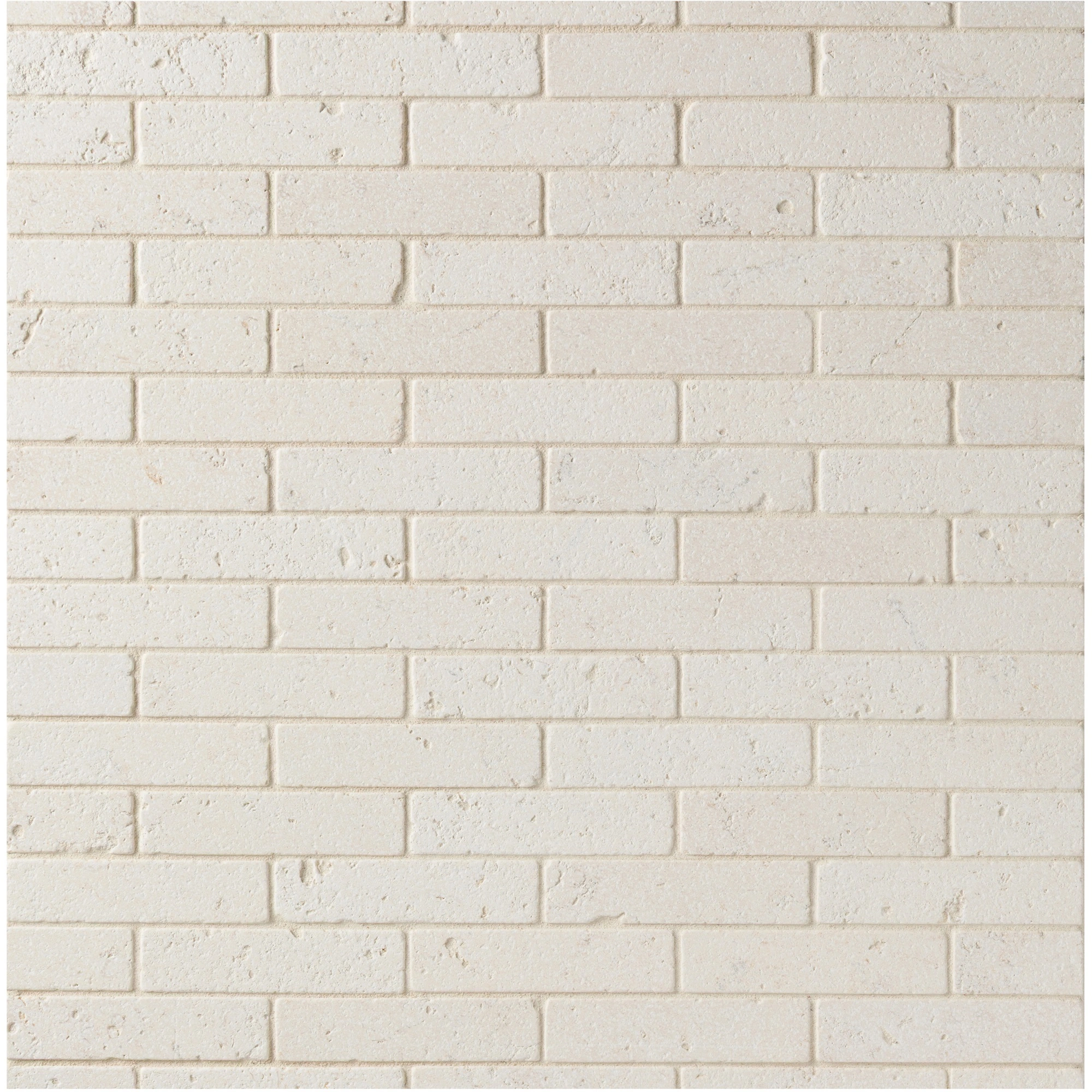 Pierre Sud Offset Mosaic 1x4 Creme Bordeaux Tumbled