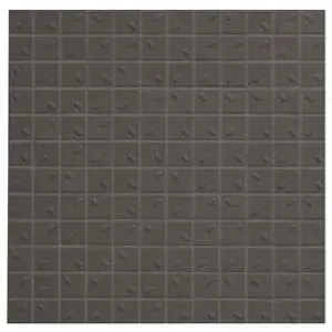 Rain 13x13 Mosaic Black Up Relief Porcelain Tile