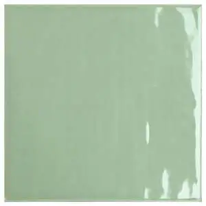 Swirl 5x5 Sage Glossy Flat Ceramic Wall Tile