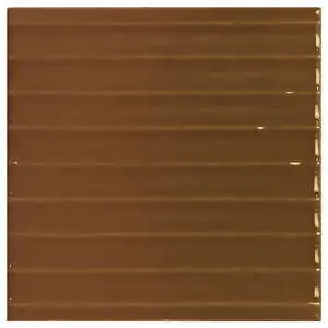 Swirl Espresso 5x5 Glossy Straight Decorative Ceramic Wall Tile