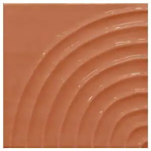 Swirl Coral 5x5 Glossy Curve Decorative Ceramic Wall Tile