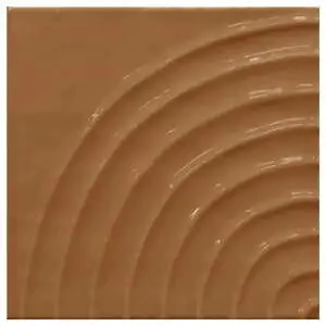 Swirl Amber 5x5 Glossy Curve Decorative Ceramic Wall Tile