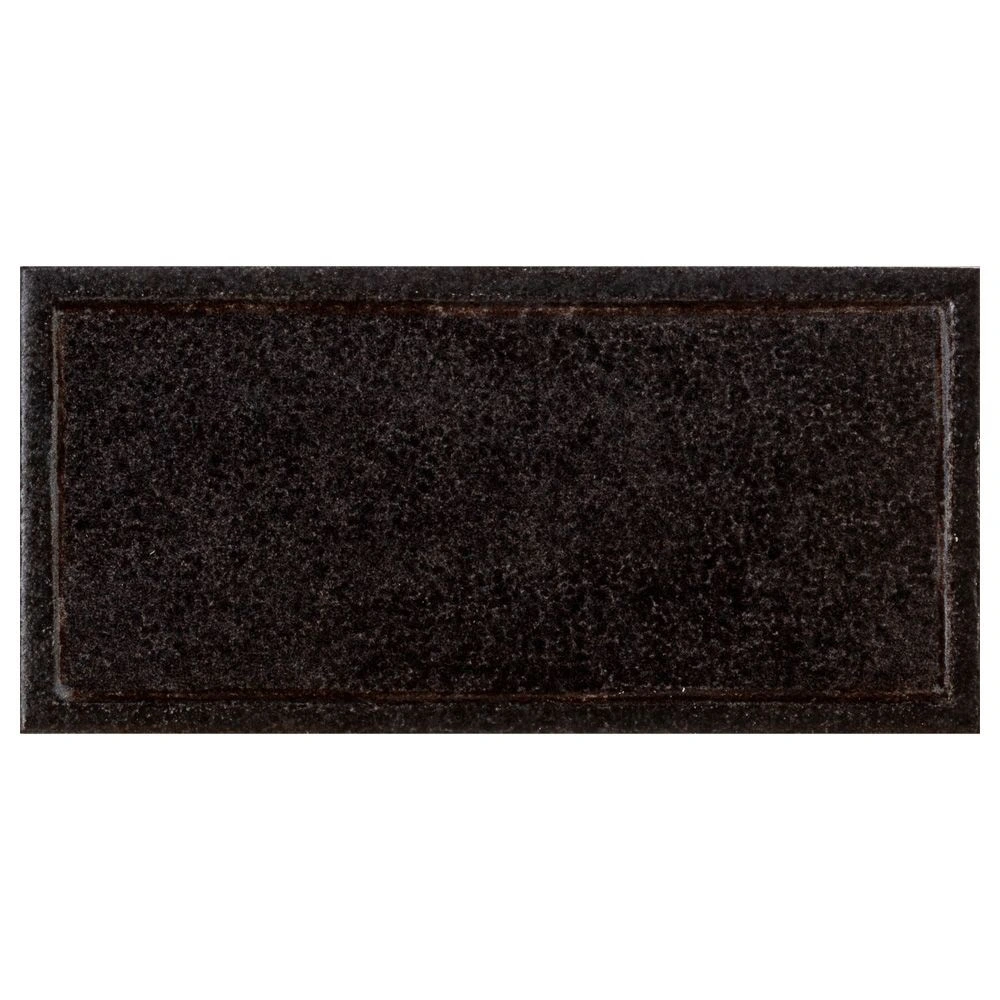 Soho 4x8 Black Glossy Ceramic Wall Tile