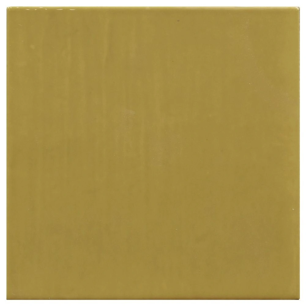 Swirl Mustard 5x5 Glossy Flat Ceramic Wall Tile