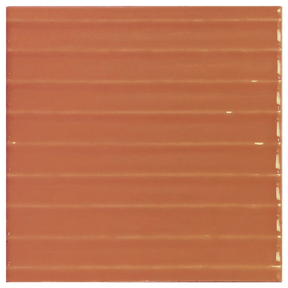 Swirl Coral 5x5 Glossy Straight Decorative Ceramic Wall Tile