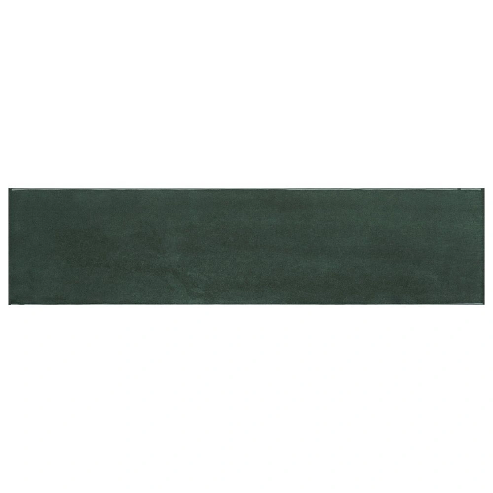 Watercolor 4x16 Leaf Glossy Ceramic Subway Tile
