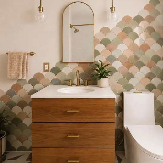 Scalloped Tile in 2026: What to Know Before Using It in a Bathroom, Shower or Backsplash