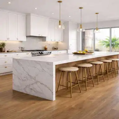 How to Match Porcelain Countertops with Floor and Wall Tiles