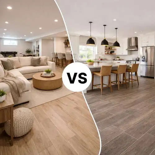 Luxury Vinyl Planks vs Wood-Look Tile: Where to Use Each and What to Avoid