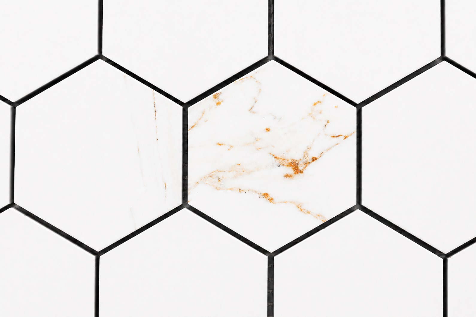 REGAL CARRARA 3" HEXAGON