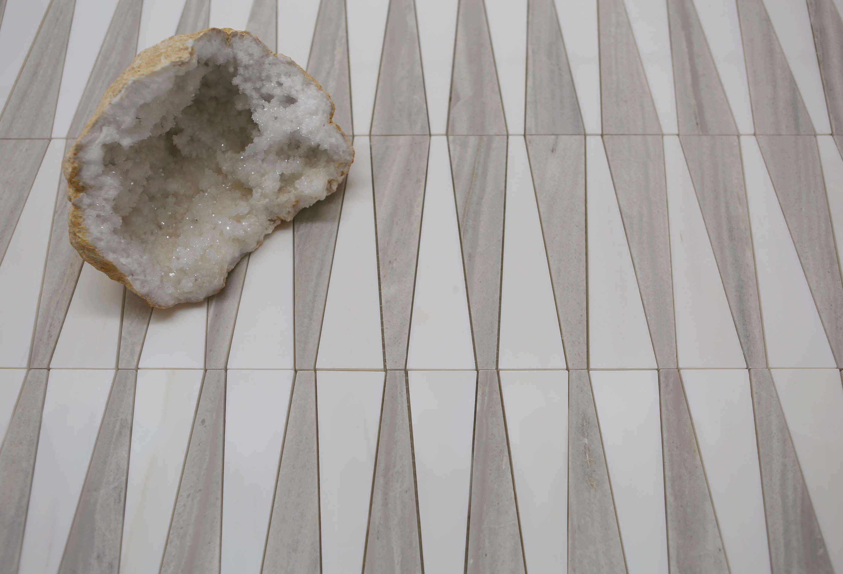 Athena Nestos Honed Dolomite Polished Mosaic