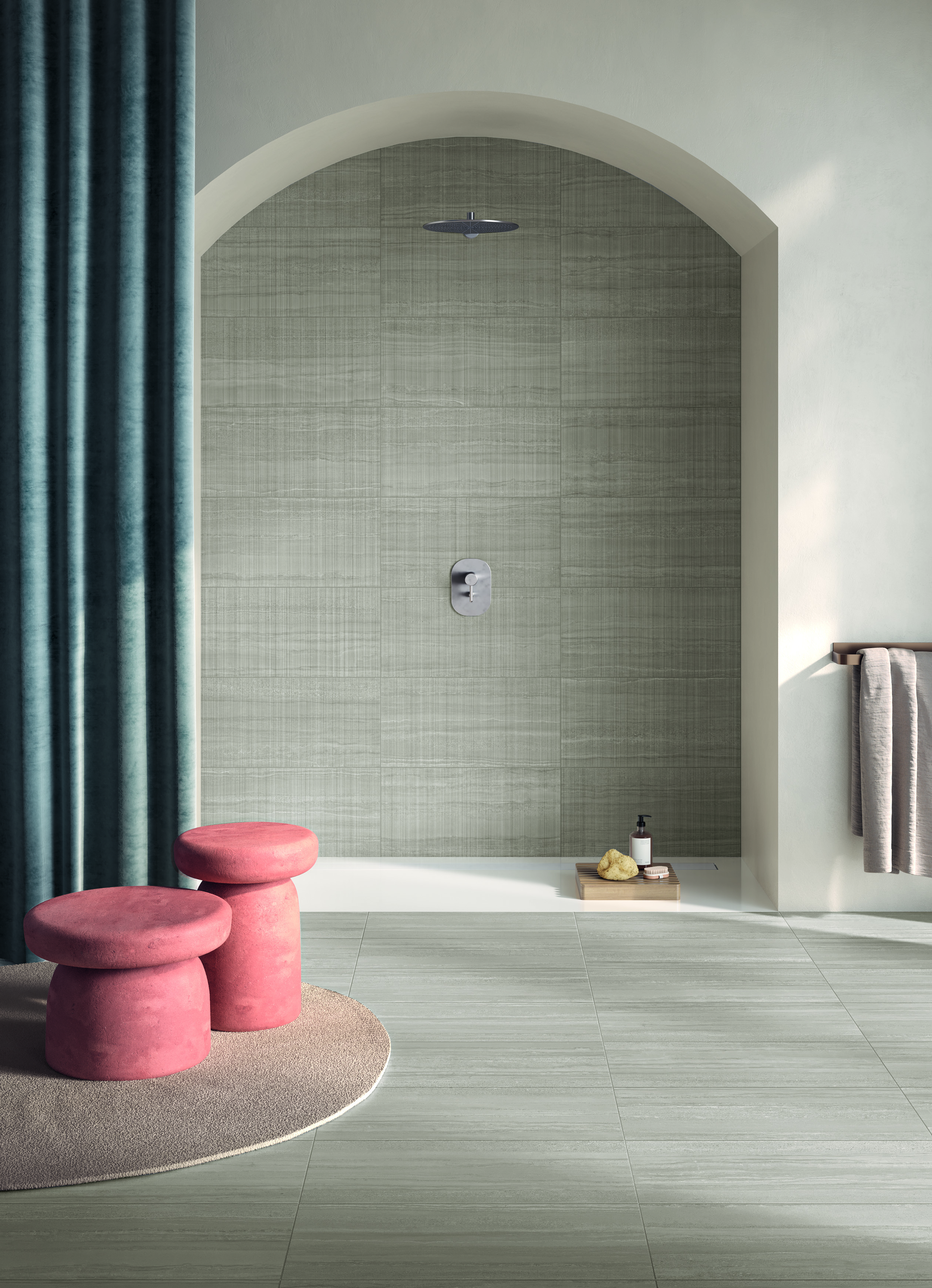 Aurelius Grey Decor Vertical Natural